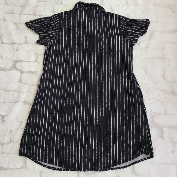 Disney Womens Size Medium The Nightmare Before Christmas Pinstripe Dress - Picture 2 of 9